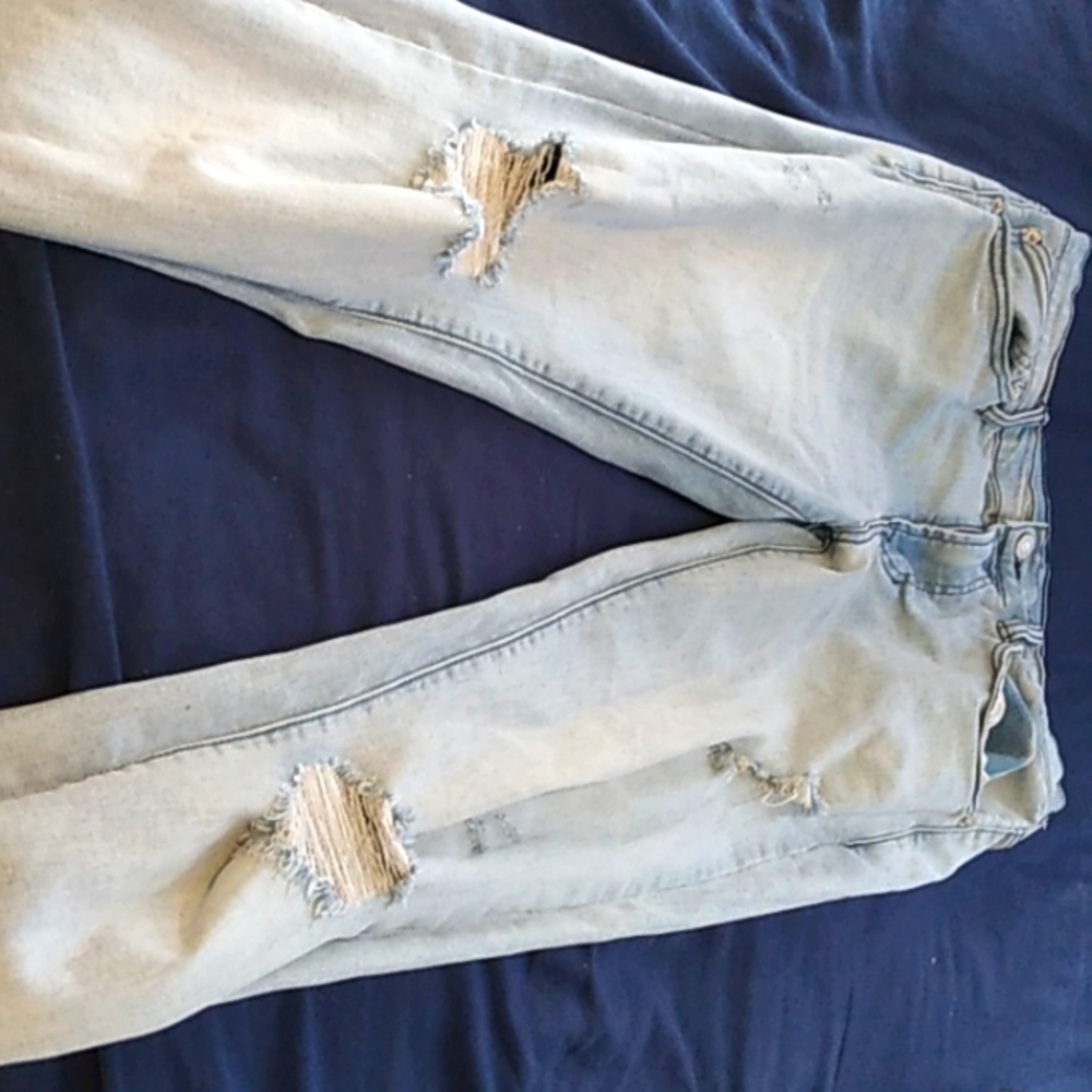 Multiple pairs of jeans